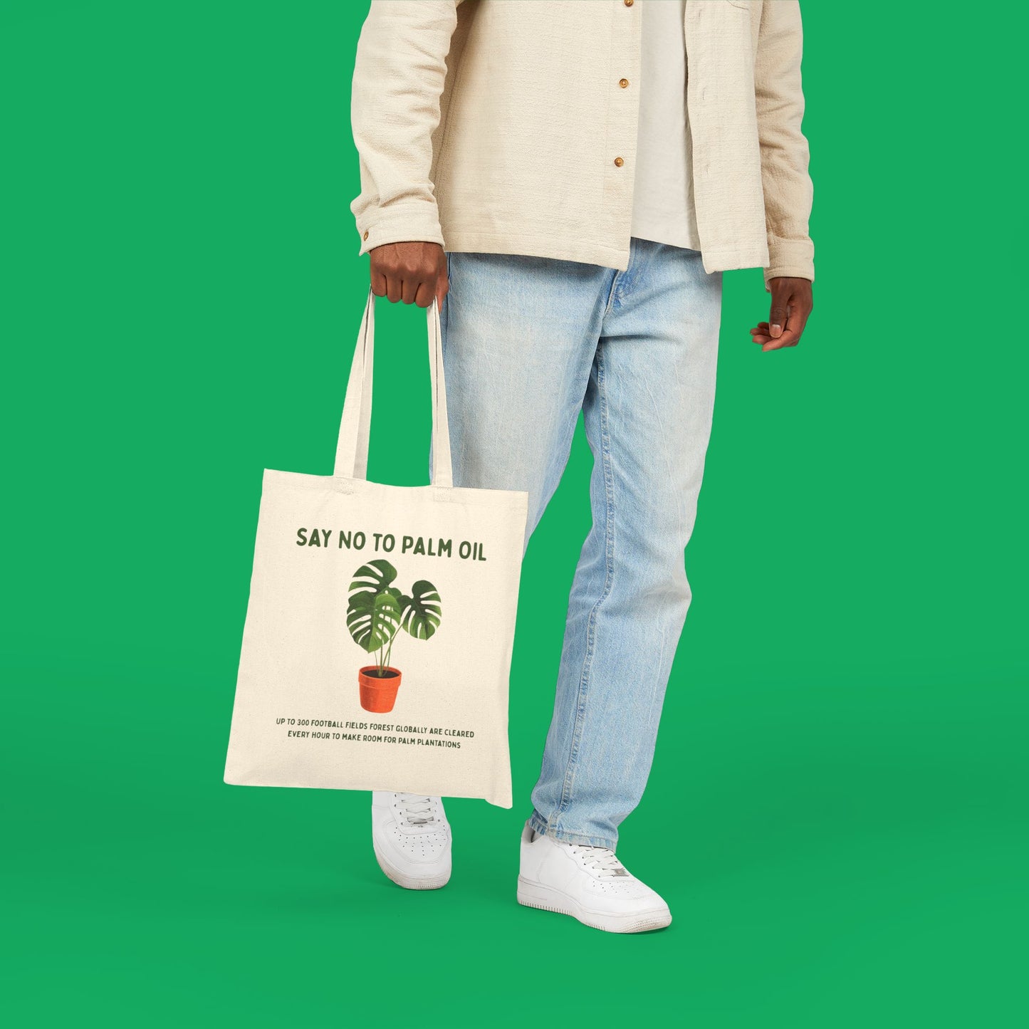 Say No To Palm Oil Tote Bag