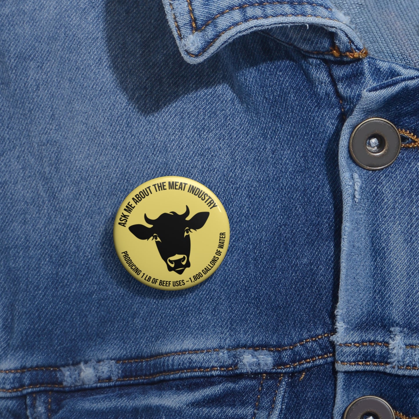 Ask Me About the Meat Industry Pin