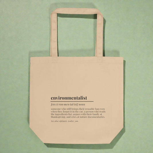 Environmentalist Definition — Eco Tote Bag | The Forager's Grove