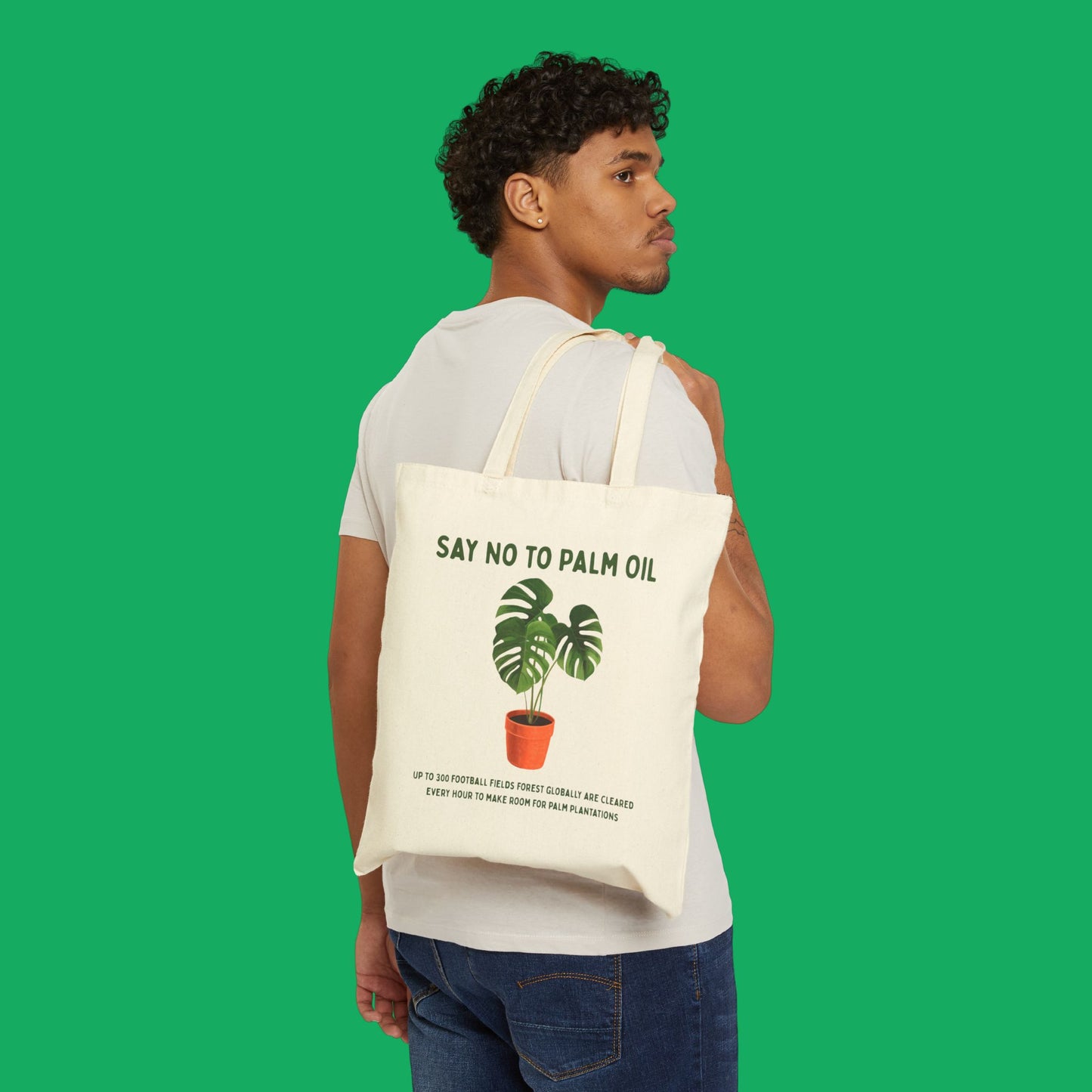 Say No To Palm Oil Tote Bag