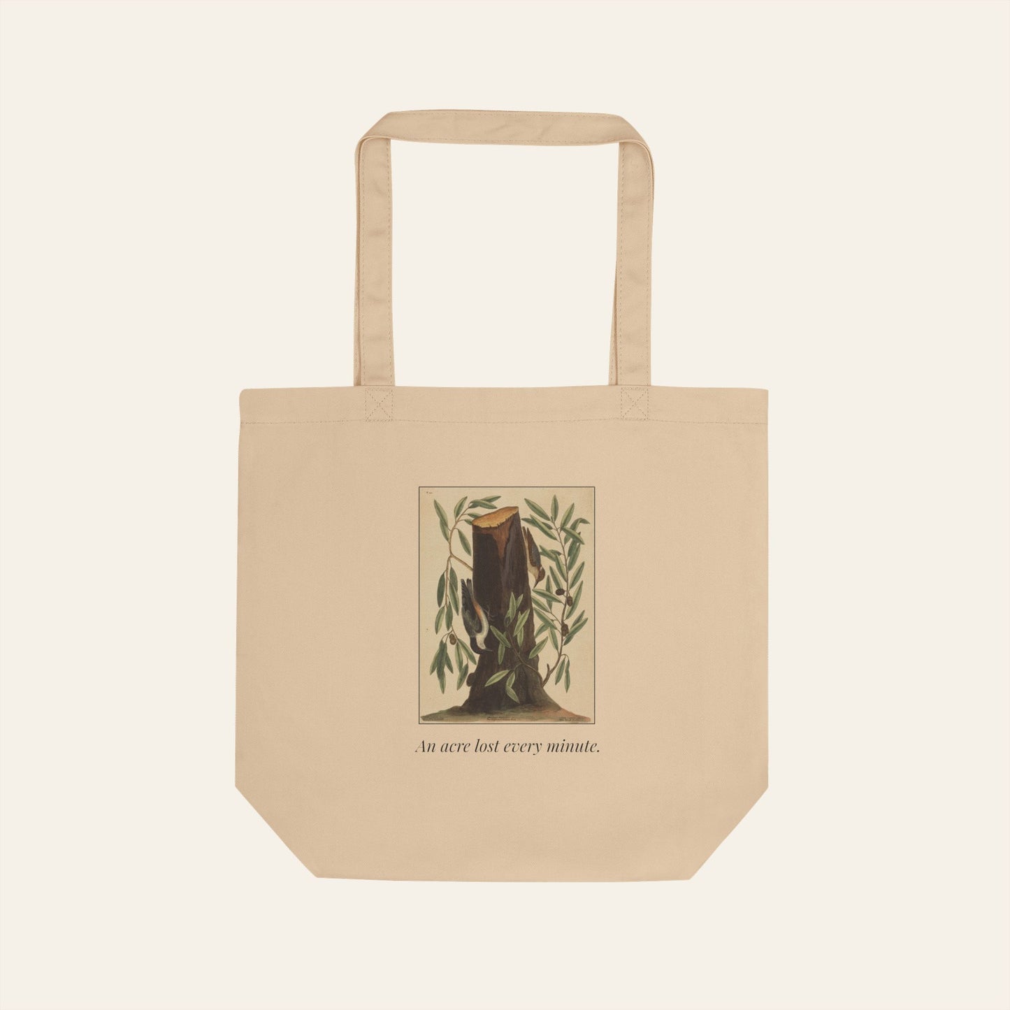 An Acre Lost Every Minute — Eco Tote Bag