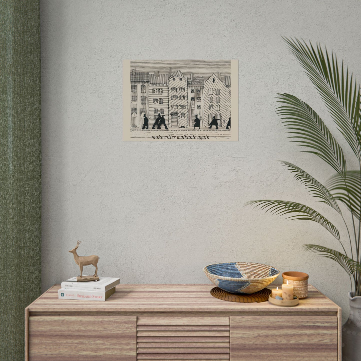Make Cities Walkable Again Art Print
