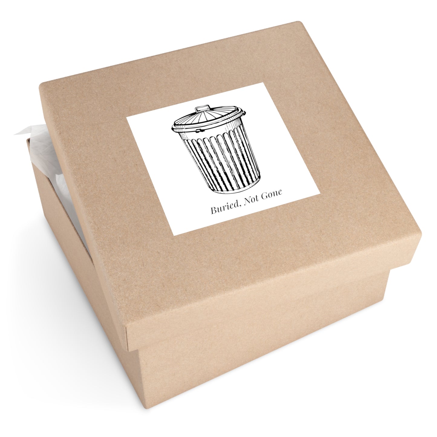 Buried, Not Gone — Landfill Vinyl Sticker