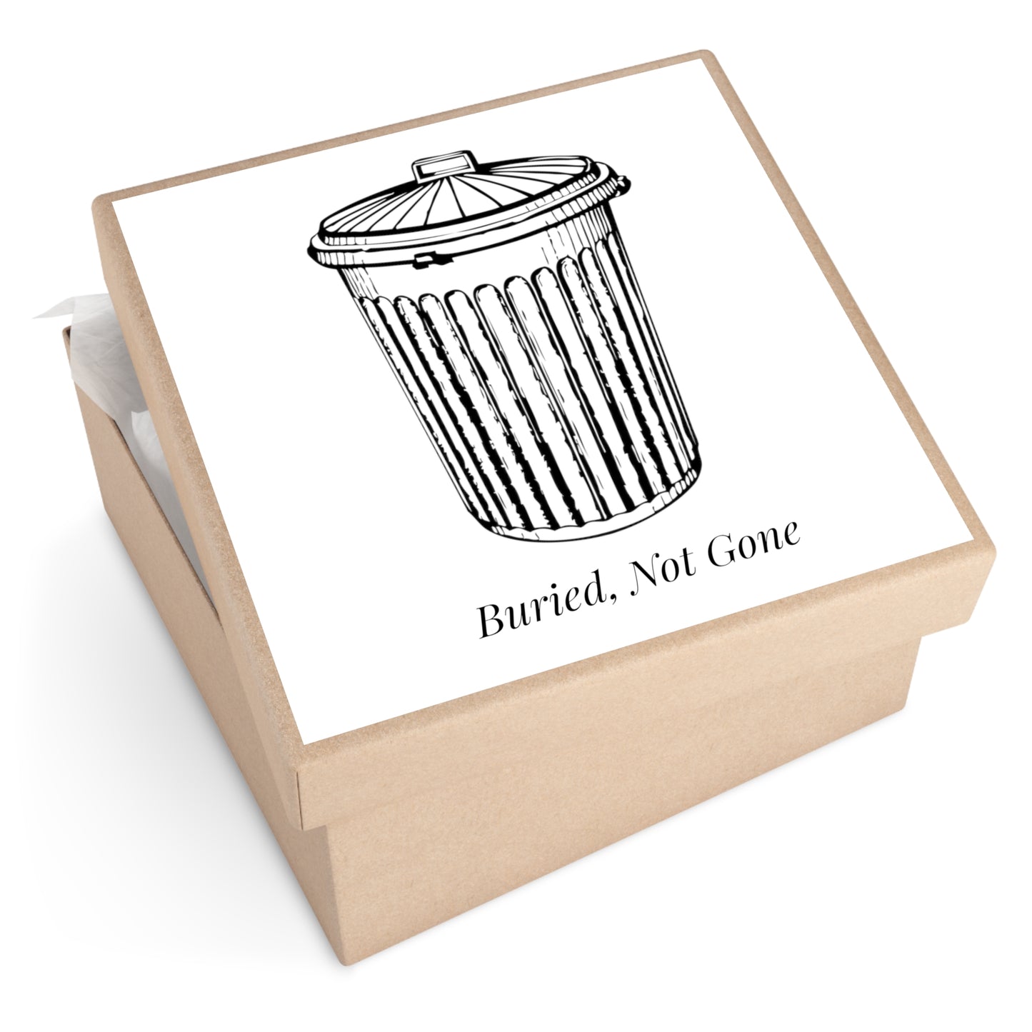 Buried, Not Gone — Landfill Vinyl Sticker
