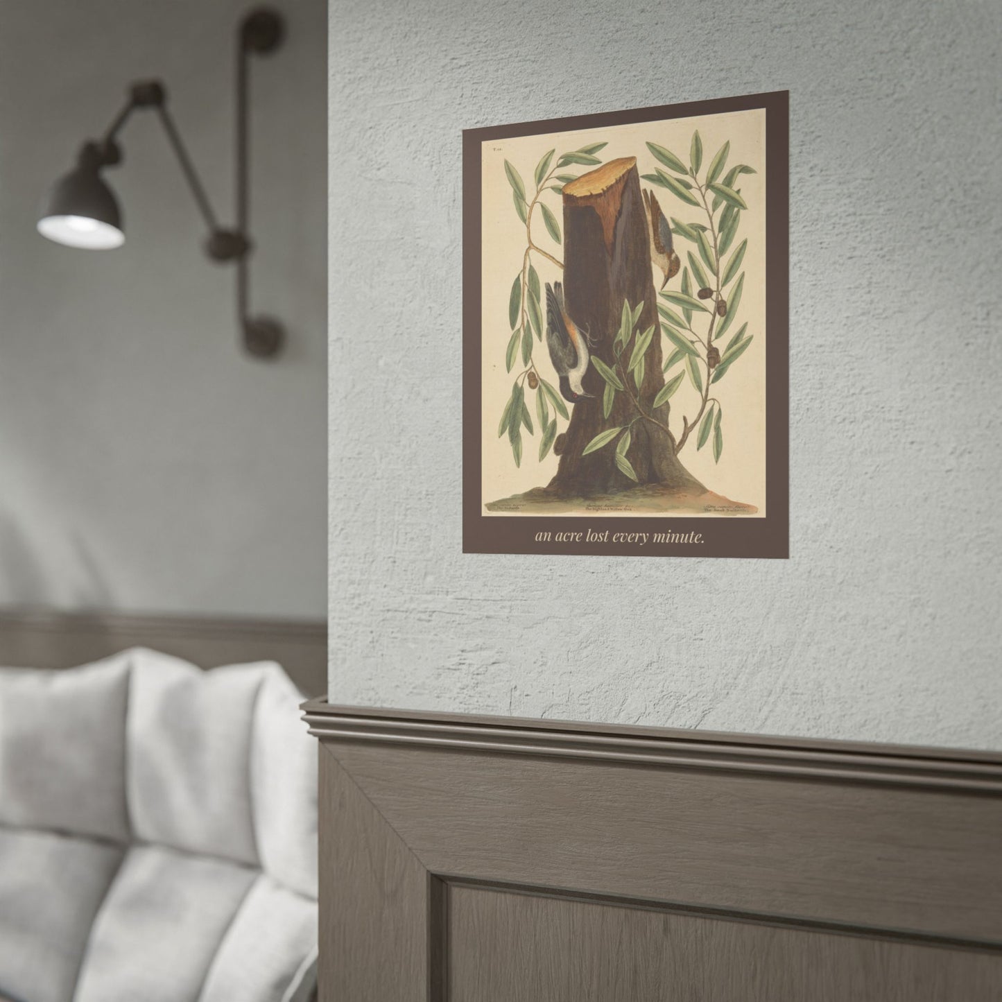 An Acre Lost Every Minute — Botanical Art Print