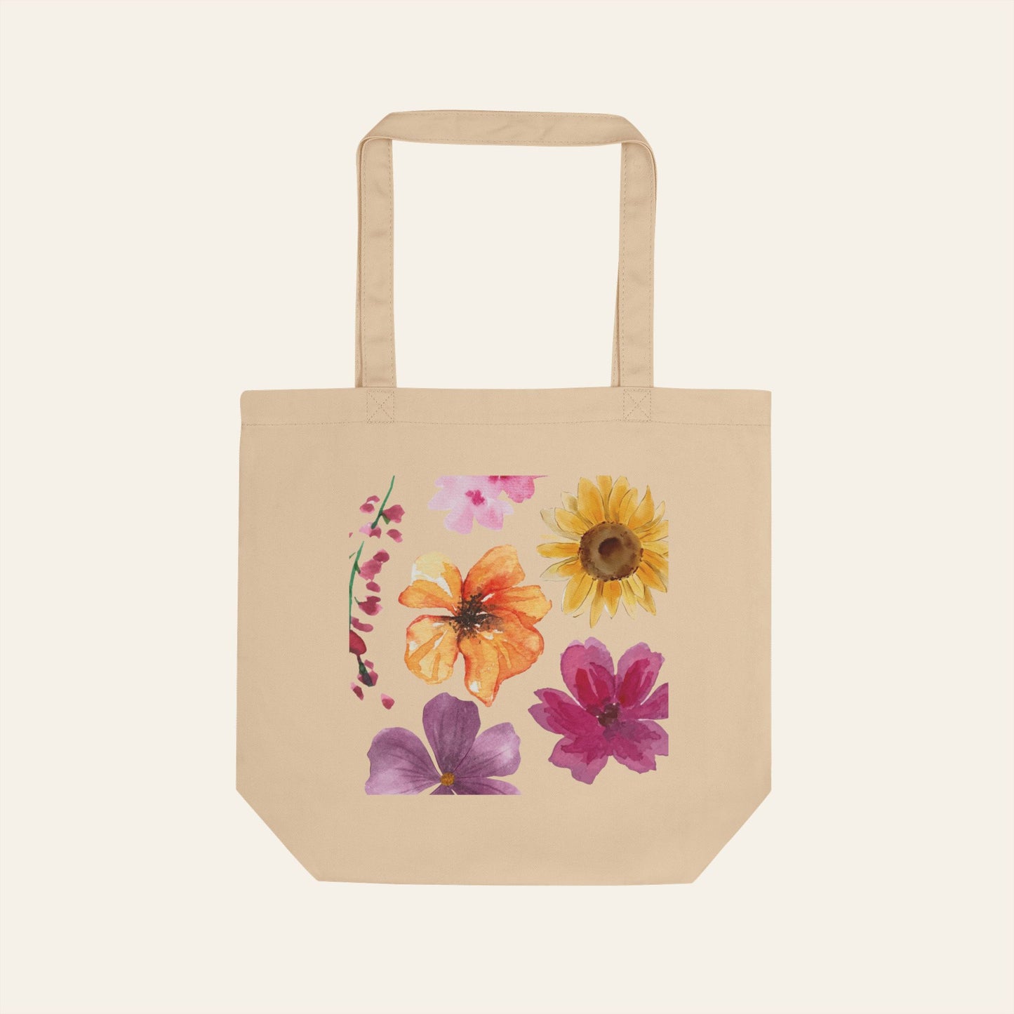 Wildflower Watercolor — Eco Tote Bag - Eco-Activism Merch | The Forager's Grove