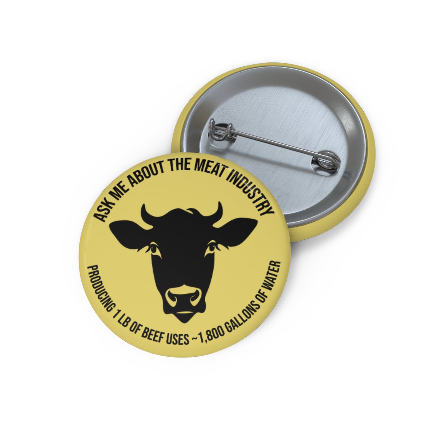Ask Me About the Meat Industry Pin
