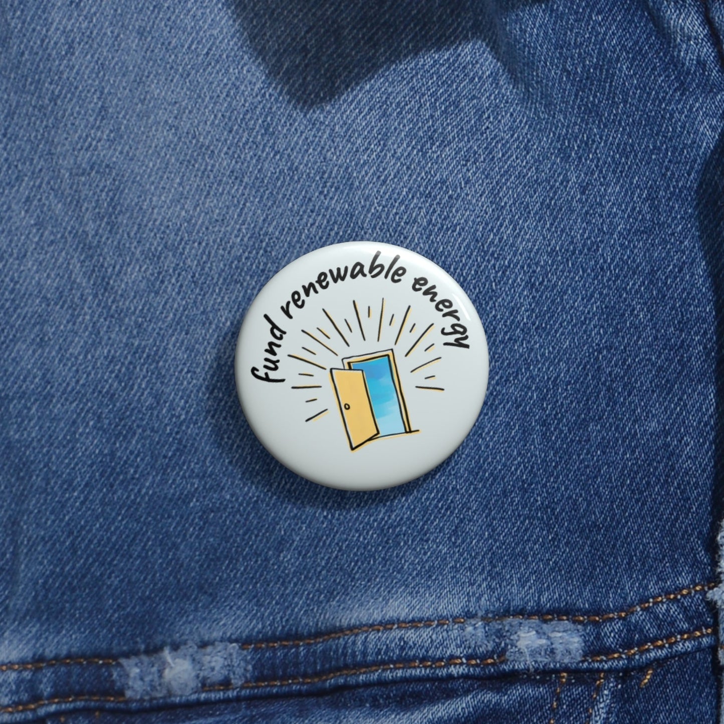 Fund Renewable Energy Pin