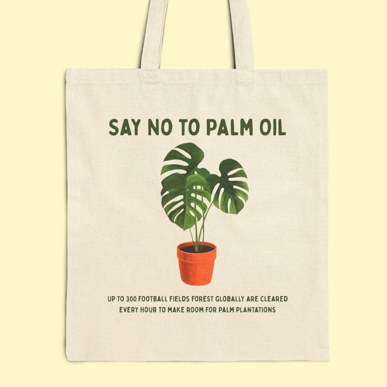 Say No To Palm Oil Tote Bag