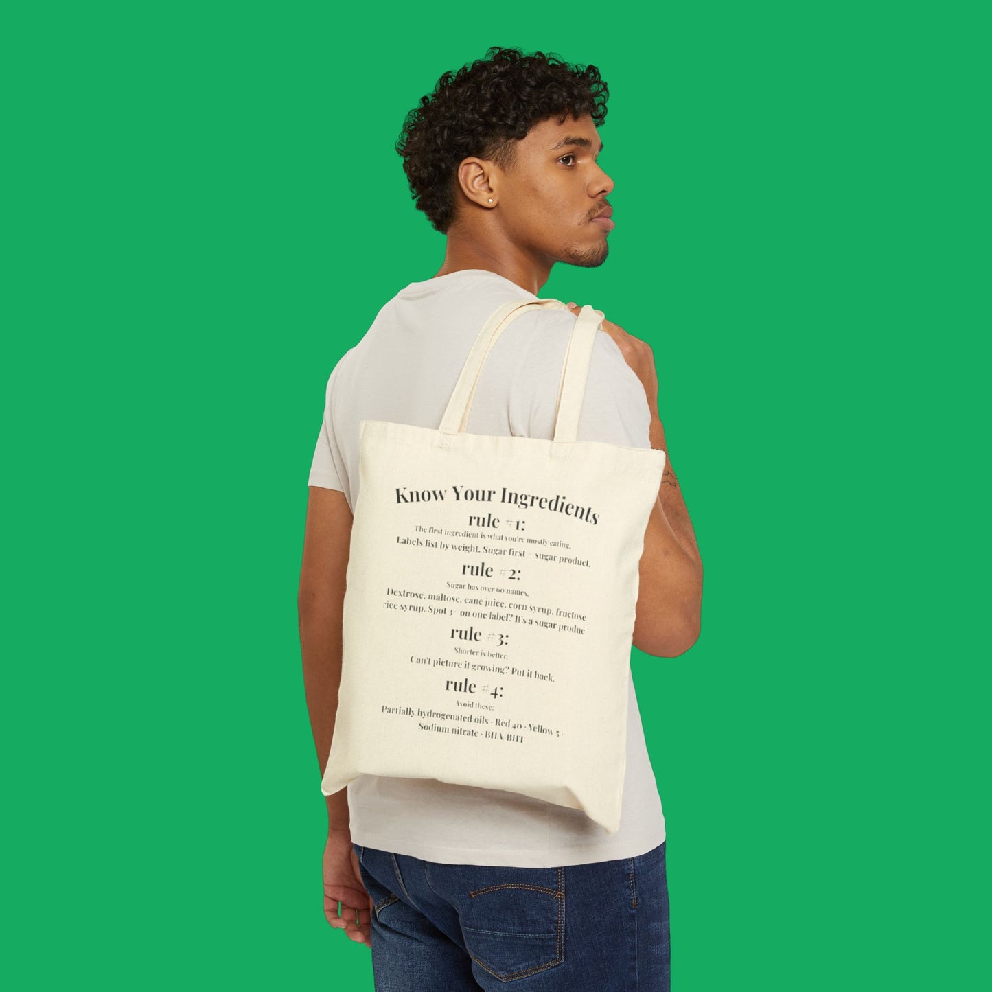 Know Your Ingredients Tote Bag