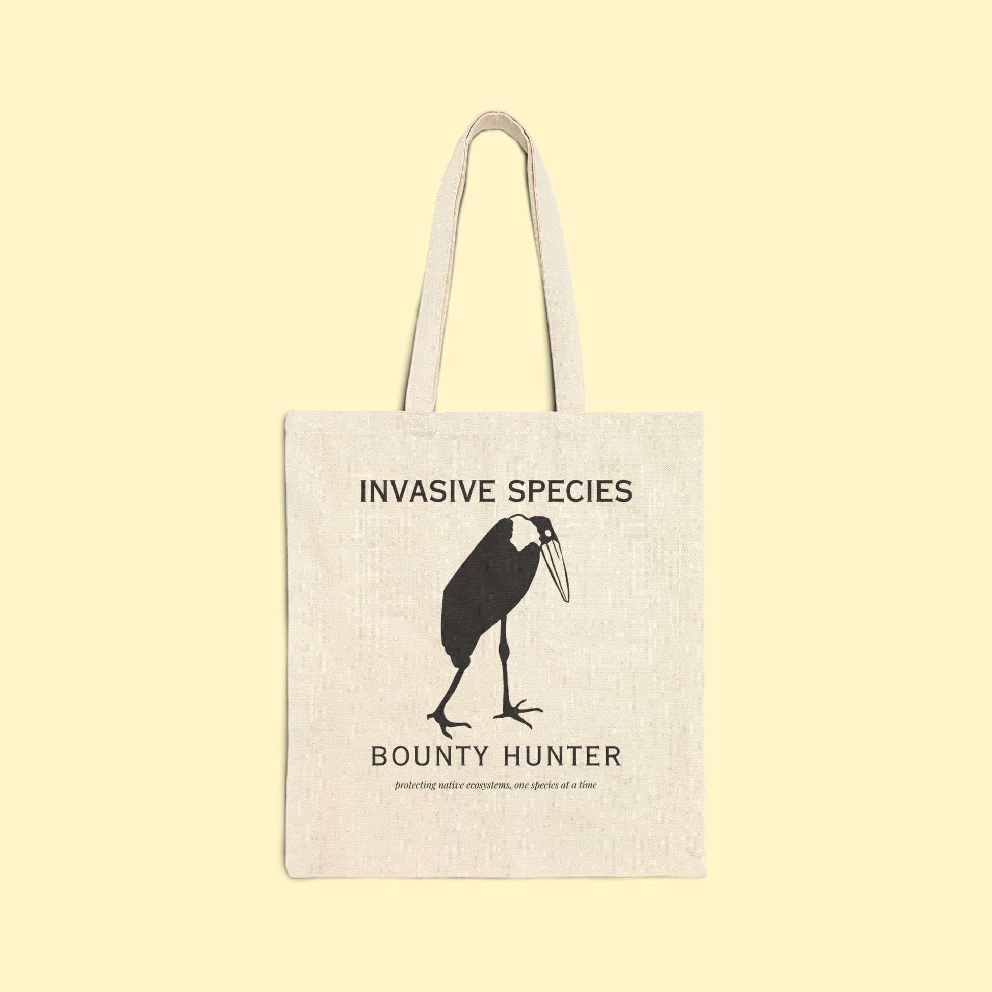 Invasive Species Bounty Hunter Tote Bag | Conservation Gift | Ecology Tote | Wildlife Tote Bag | Nature Lover Gift - Eco-Activism Merch | The Forager's Grove