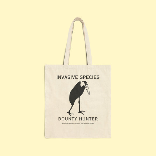 Invasive Species Bounty Hunter Tote Bag | Conservation Gift | Ecology Tote | Wildlife Tote Bag | Nature Lover Gift - Eco-Activism Merch | The Forager's Grove
